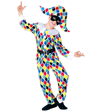 Widmann SRL Harlekijn pak Lars kind