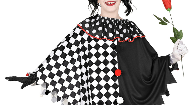 Widmann SRL Harlekijn poncho kinderen