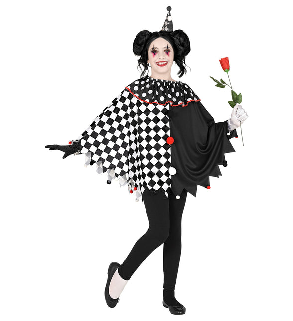Widmann SRL Harlekijn poncho kinderen