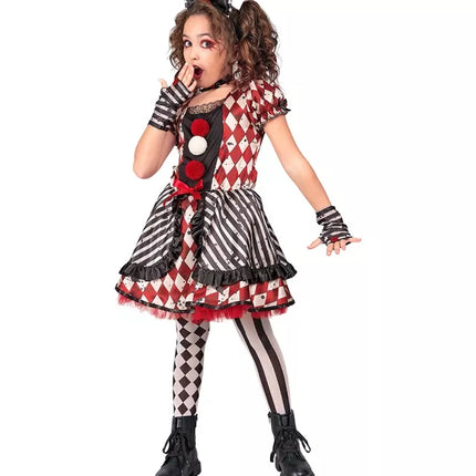 Widmann SRL Harlekijn pop kostuum Luukie kinderen