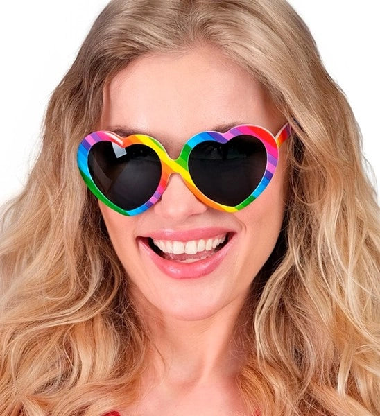 Widmann SRL Hartjes bril regenboog Ilse