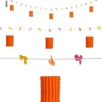 Widmann SRL Hawaiaanse slinger met lantaarns