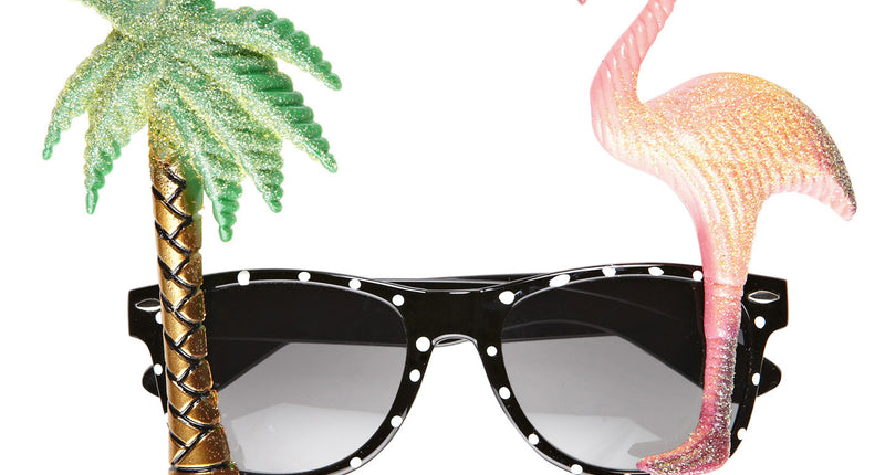 Widmann SRL Hawaii bril tropische flamingo