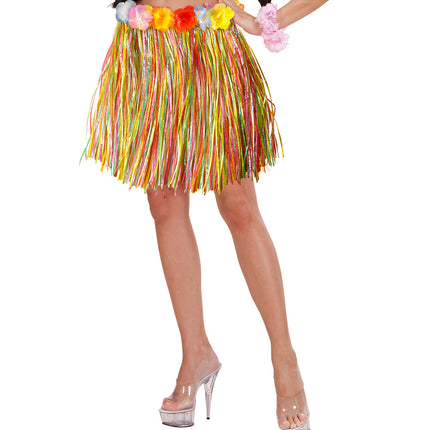 Widmann SRL Hawaii rok kort meerkleurig