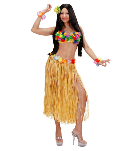 Widmann SRL Hawaii rok lang met bloemen strokleur