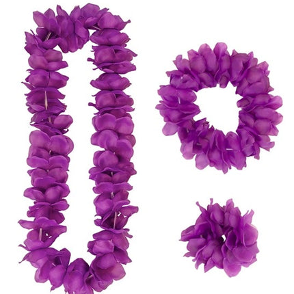 Widmann SRL Hawaii set paars Fleur