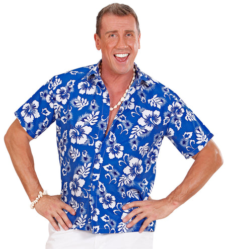 Widmann SRL Hawaii shirt blauw tropical Danny