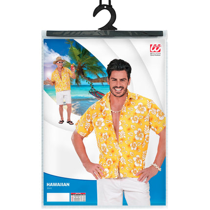 Widmann SRL Hawaii shirt geel tropical Danny