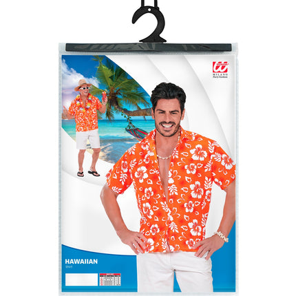 Widmann SRL Hawaii shirt oranje tropical Danny