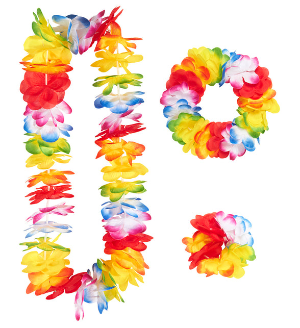 Widmann SRL Hawaii slinger verkleedset Fleur