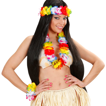 Widmann SRL Hawaii slinger verkleedset Fleur