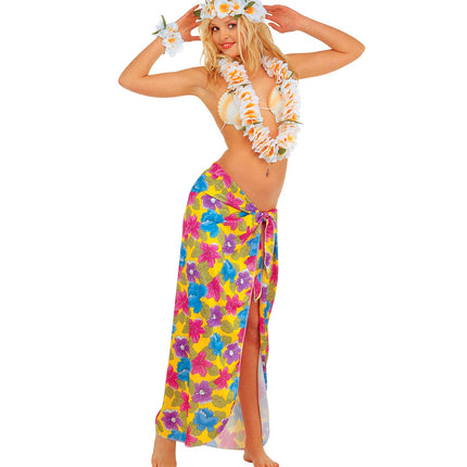 Widmann SRL Hawaiiaanse Pareo rok geel