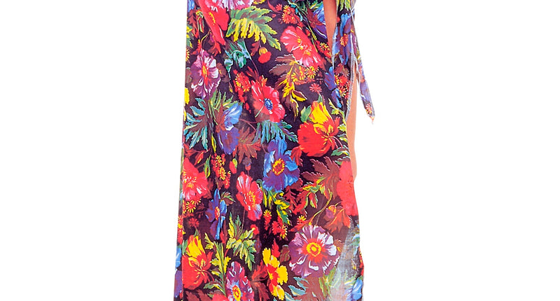 Widmann SRL Hawaiiaanse Pareo rok zwart