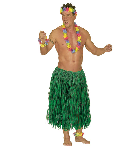 Widmann SRL Hawaiirokje groen lang