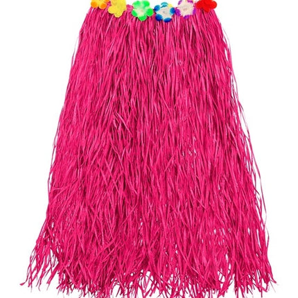 Widmann SRL Hawaiirokje roze met bloemenriem 80cm Mees