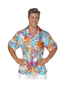 Widmann SRL Hawaiishirt flowers multi