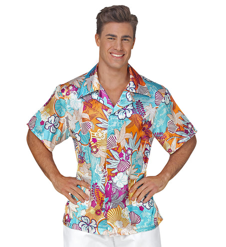 Widmann SRL Hawaiishirt flowers multi