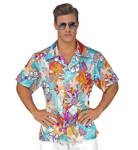 Widmann SRL Hawaiishirt flowers multi