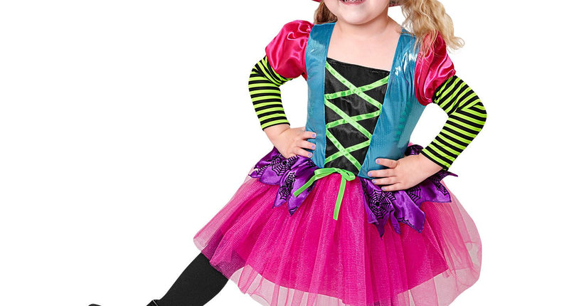 Widmann SRL Heksen ballerina jurkje kinderen