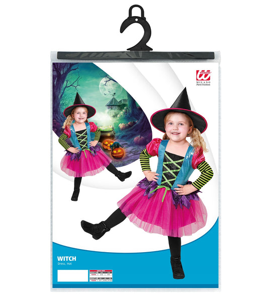 Widmann SRL Heksen ballerina jurkje kinderen