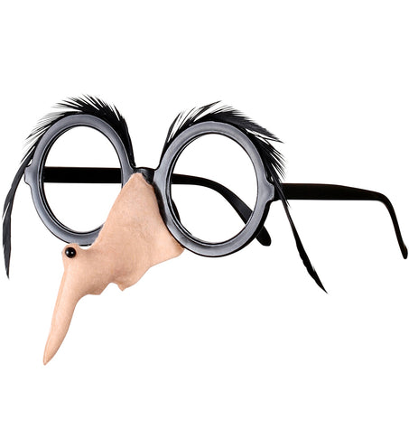 Widmann SRL Heksen bril met neus