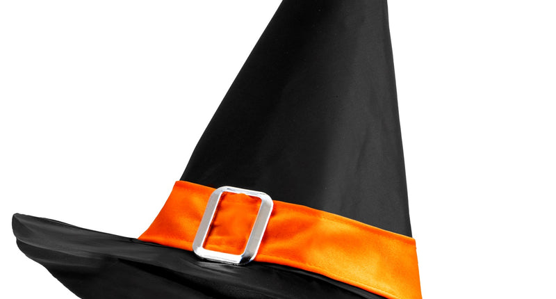 Widmann SRL Heksen hoed kind met oranje riem