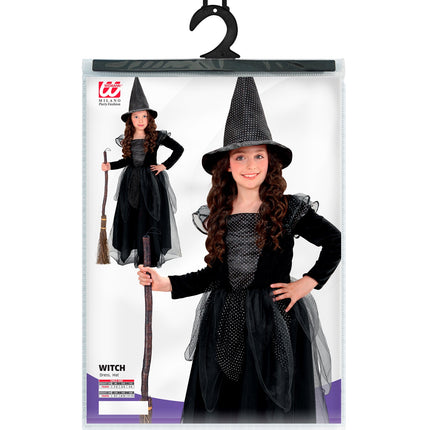 Widmann SRL Heksen kostuum Klaartje zwart