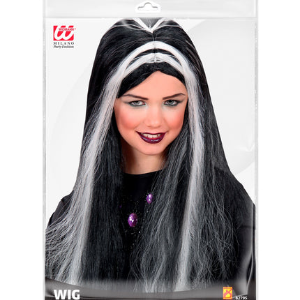 Widmann SRL Heksen pruik kind Emma