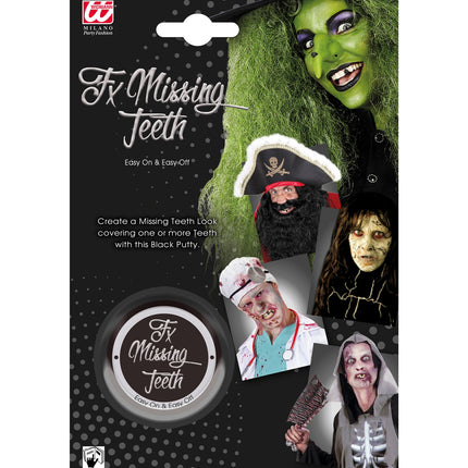 Widmann SRL Heksen schmink missende tanden