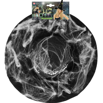 Widmann SRL Heksenhoed met spinnen zwart