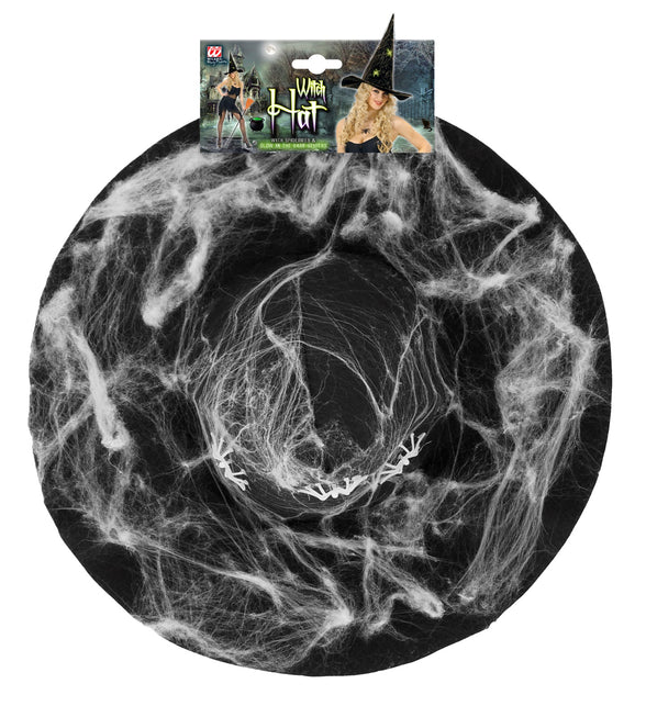 Widmann SRL Heksenhoed met spinnen zwart