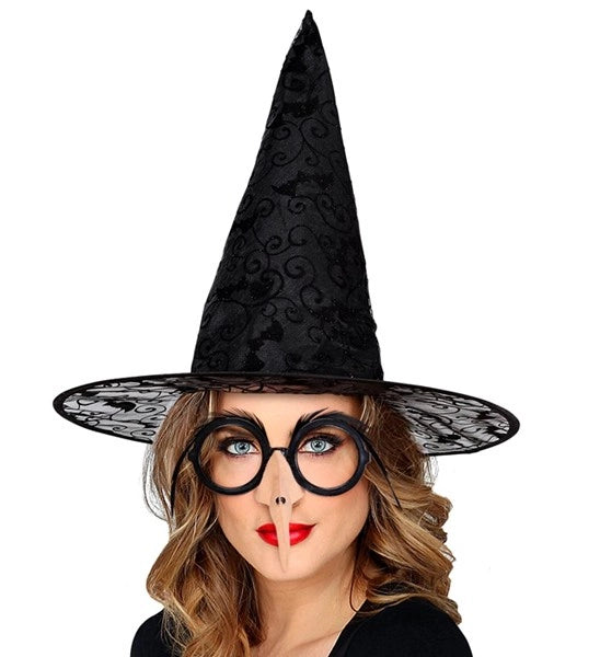 Widmann SRL Heksenhoed met vleermuizen Gijs