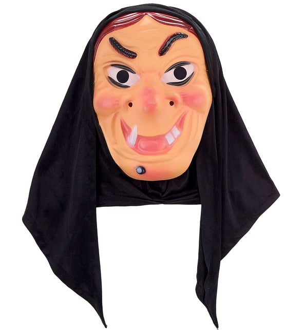 Widmann SRL Heksenmasker Rina met hoofddoek