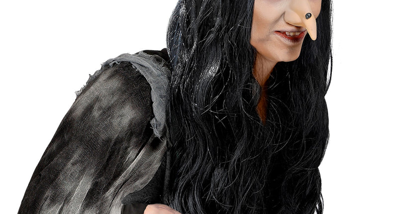 Widmann SRL Heksenpruik zwart Amelia