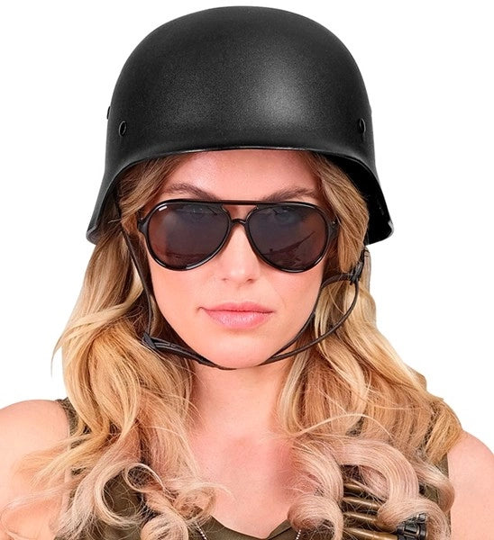 Widmann SRL Helm militair zwart Isa