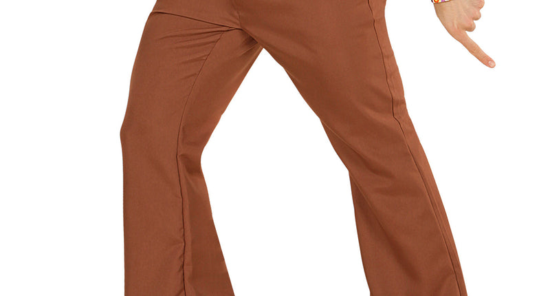 Widmann SRL Heren disco broek jaren 70 bruin