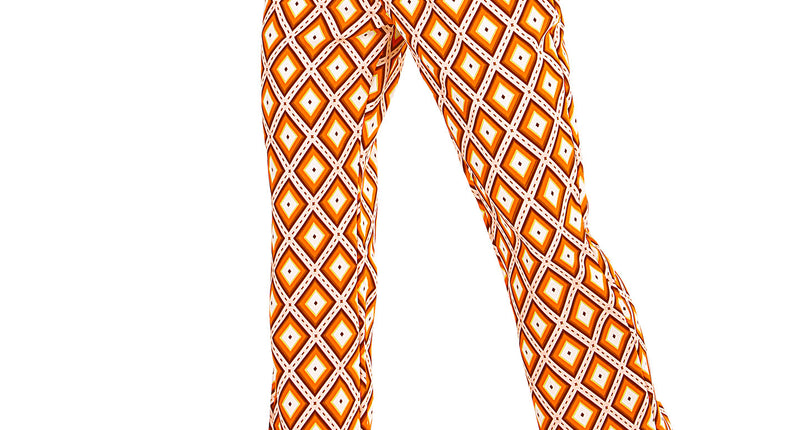 Widmann SRL Heren disco broek jaren 70 geruit