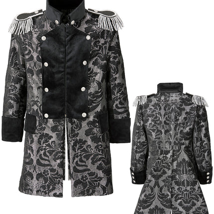 Widmann SRL Heren Parade show jas in zwart en zilver