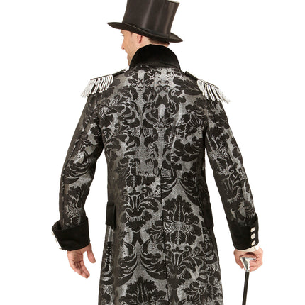 Widmann SRL Heren Parade show jas in zwart en zilver