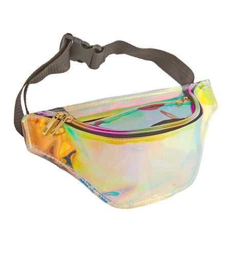 Widmann SRL Heuptas hippie regenboog holografisch