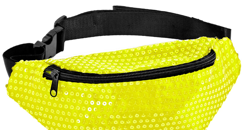 Widmann SRL Heuptasje pailletten neon geel