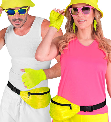 Widmann SRL Heuptasje pailletten neon geel