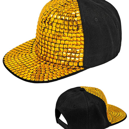 Widmann SRL Hip hop cap goud/zwart