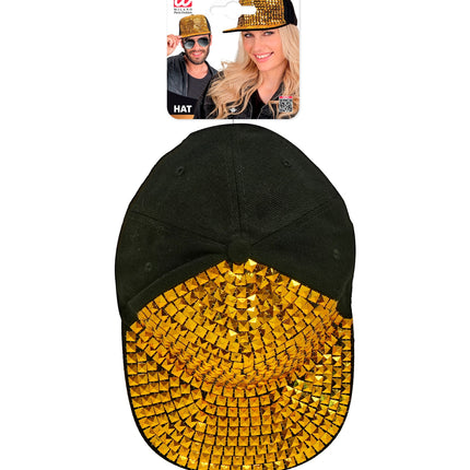 Widmann SRL Hip hop cap goud/zwart