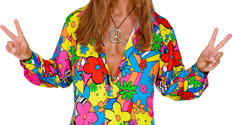 Widmann SRL Hippie blouse bloemen heren