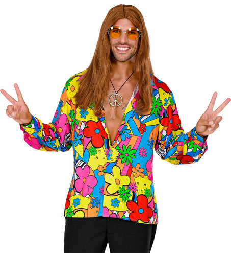 Widmann SRL Hippie blouse bloemen heren