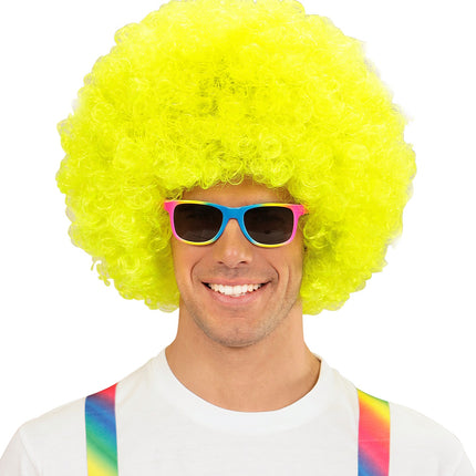 Widmann SRL Hippie bril regenboog karakter