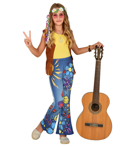 Widmann SRL Hippie broek kinderen 70's