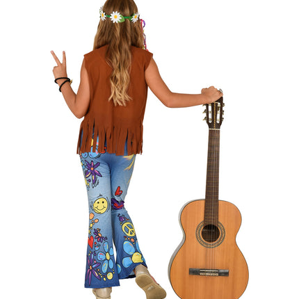 Widmann SRL Hippie broek kinderen 70's