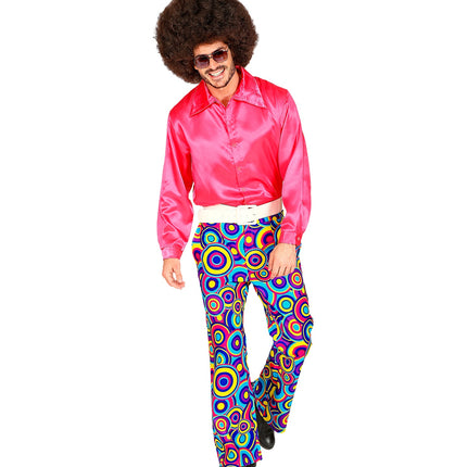 Widmann SRL Hippie herenbroek met kringen